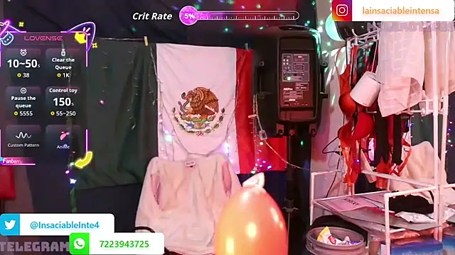 Snapshot of LaInsaciableIntensa chatting on 21, 2, 2026 LaInsaciableIntensa online show from 21, 2, 2026