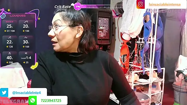 Snapshot of LaInsaciableIntensa chatting on 25, 2, 2026 LaInsaciableIntensa online show from 25, 2, 2026