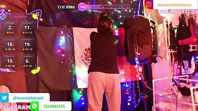 LaInsaciableIntensa online show from 4, 4, 2026