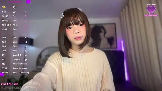 SweetCheska19 online show from 26, 6, 2026