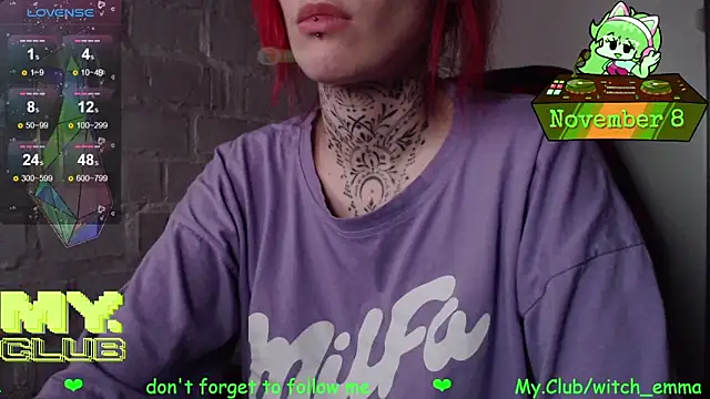 Witch Emma online show from 8, 11, 2025