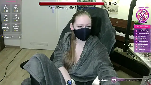 Snapshot of ArtofSweet chatting on 26, 4, 2026 ArtofSweet online show from 26, 4, 2026