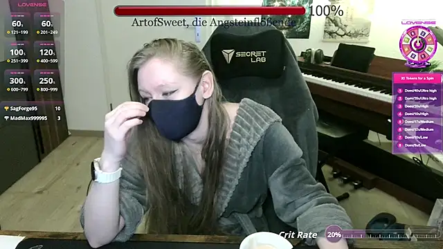 Snapshot of ArtofSweet chatting on 5, 5, 2026 ArtofSweet online show from 5, 5, 2026