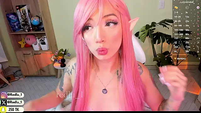 Snapshot of Redlu_1 chatting on 14, 2, 2025 Redlu 1 online show from 14, 2, 2025