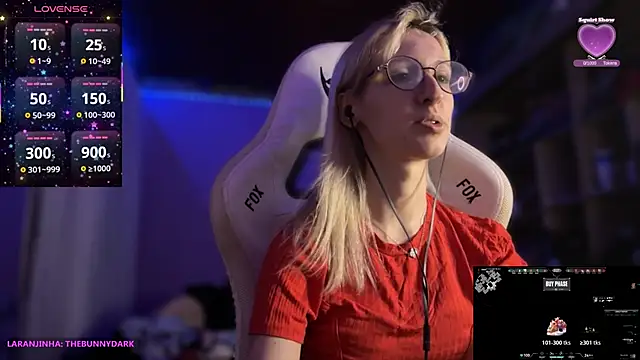 Snapshot of bunnydark00 chatting on 23, 12, 2025 bunnydark00 online show from 23, 12, 2025